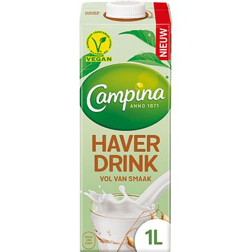 Foto van Campina plantaardig haverdrink 1l bij jumbo