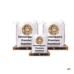 Foto van Houtsnippers premium stamhout 5m3