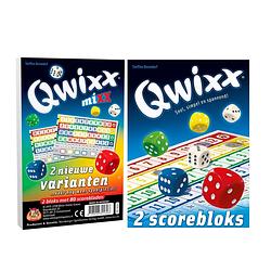 Foto van Spellenbundel - 2 stuks - dobbelspel - qwixx mixx & 2 extra scoreblocks