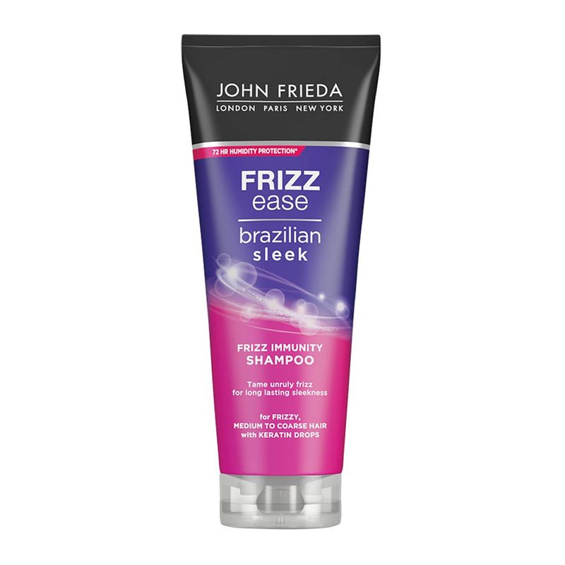 Foto van Frizz-ease brazilian sleek shampoo 250ml