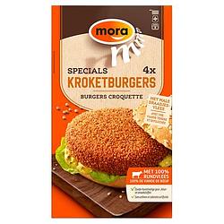 Foto van Mora specials kroketburgers 4 x 80g bij jumbo