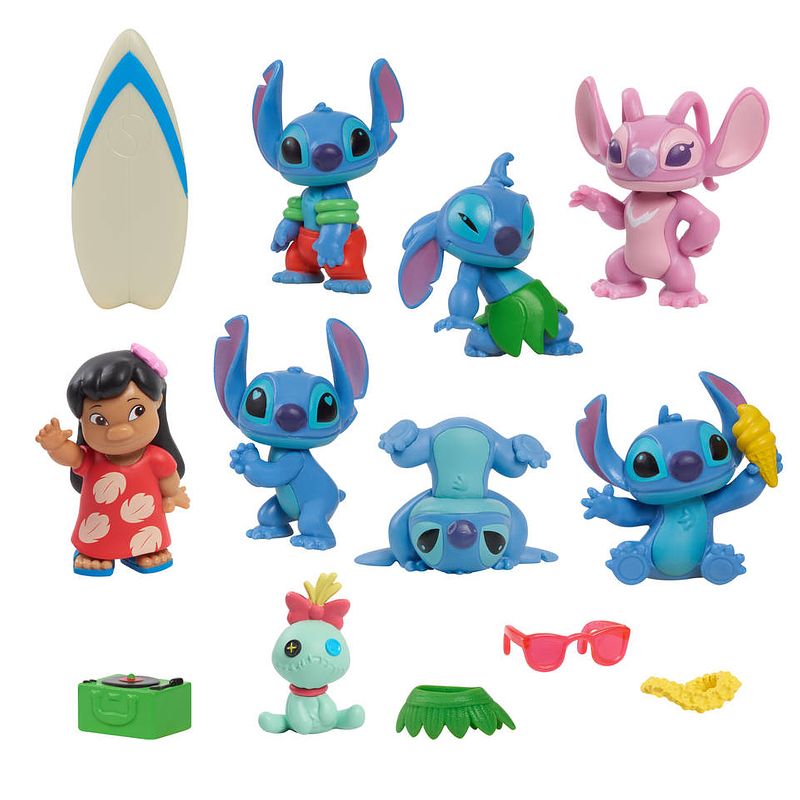 Foto van Disney stitch figurenset lilo & stitch