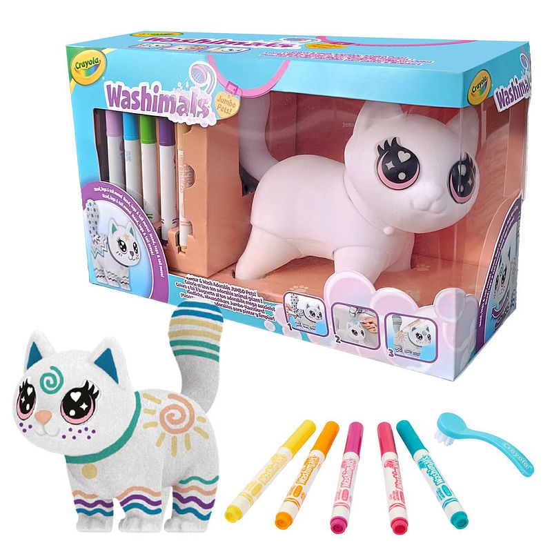 Foto van Washimals jumbo kat set