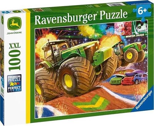 Foto van Ravensburger puzzel john deere wheel 100