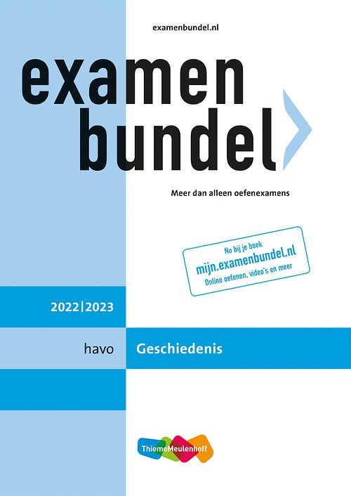 Foto van Examenbundel havo geschiedenis 2022/2023 - m.m.p.c. bolink - paperback (9789006639834)