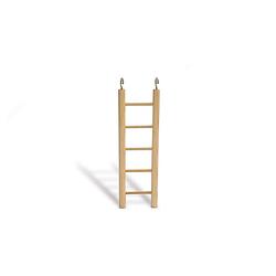 Foto van Houten ladder met 4 treden