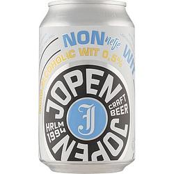 Foto van Jopen craft beer nonalcoholic wit blik 330ml bij jumbo