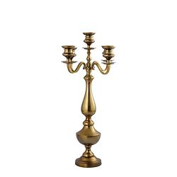 Foto van Ptmd manuelle gold casted alu candle holder m