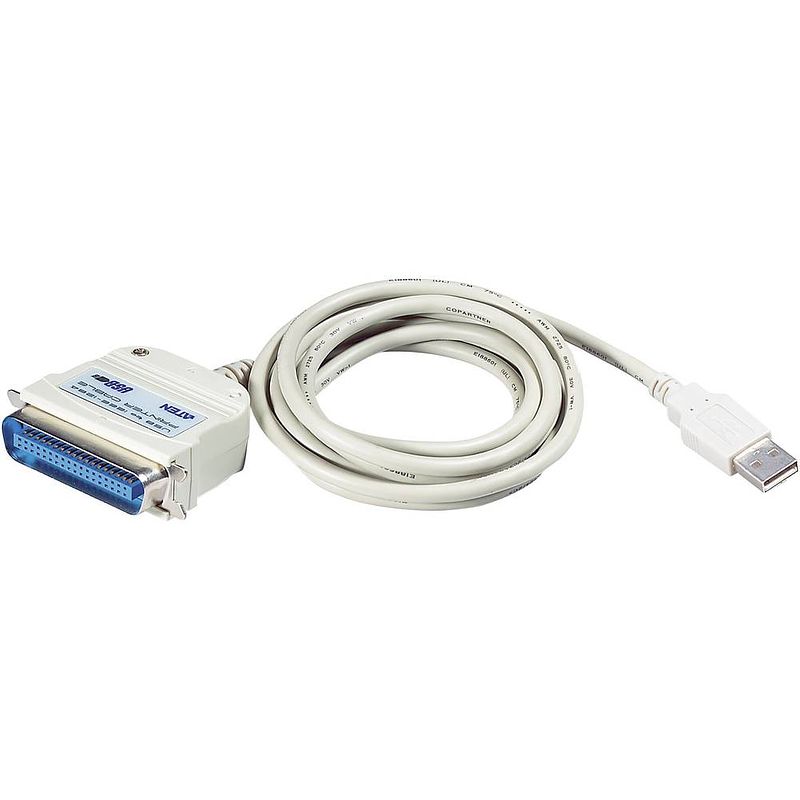 Foto van Aten usb 1.1 adapter [1x centronics-bus - 1x usb 1.1 stekker a] uc1284b-at