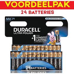 Foto van Duracell ultra power aaa batterijen - 24 stuks