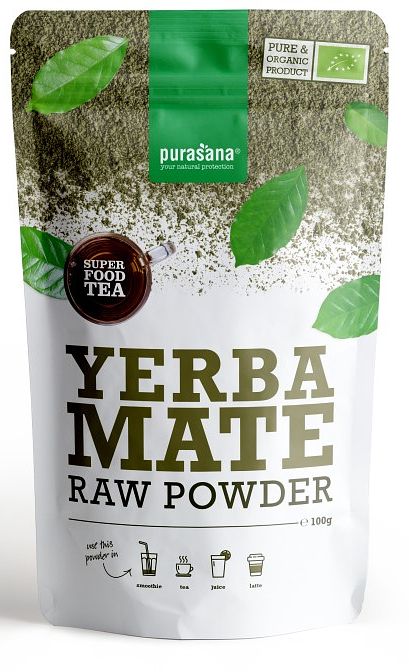 Foto van Purasana yerba mate raw powder