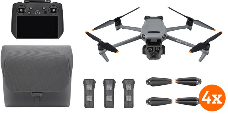 Foto van Dji mavic 3 pro fly more combo + dji rc pro