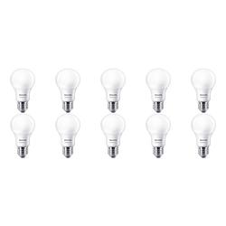 Foto van Philips - led lamp 10 pack - sceneswitch 827 a60 - e27 fitting - dimbaar - 2w-8w - warm wit 2200k-2700k vervangt 60w