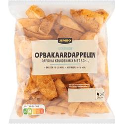 Foto van Jumbo opbakaardappelen met schil paprika kruidenmix 450g