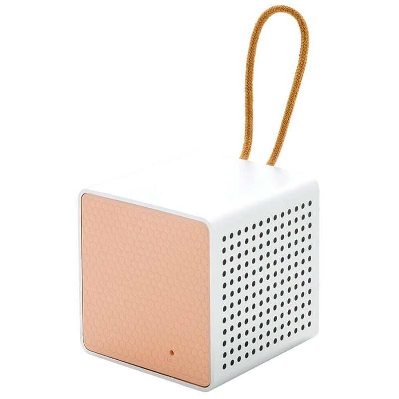 Foto van Xd xclusive speaker vibe bluetooth 6 cm alu zalmroze/wit 2-delig