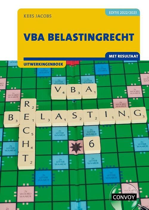 Foto van Vba belastingrecht met resultaat uitwerkingenboek 2022-2023 - c.j.m. jacobs - paperback (9789463173292)