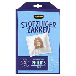 Foto van Jumbo stofzuigerzakken met filter 4 stuks