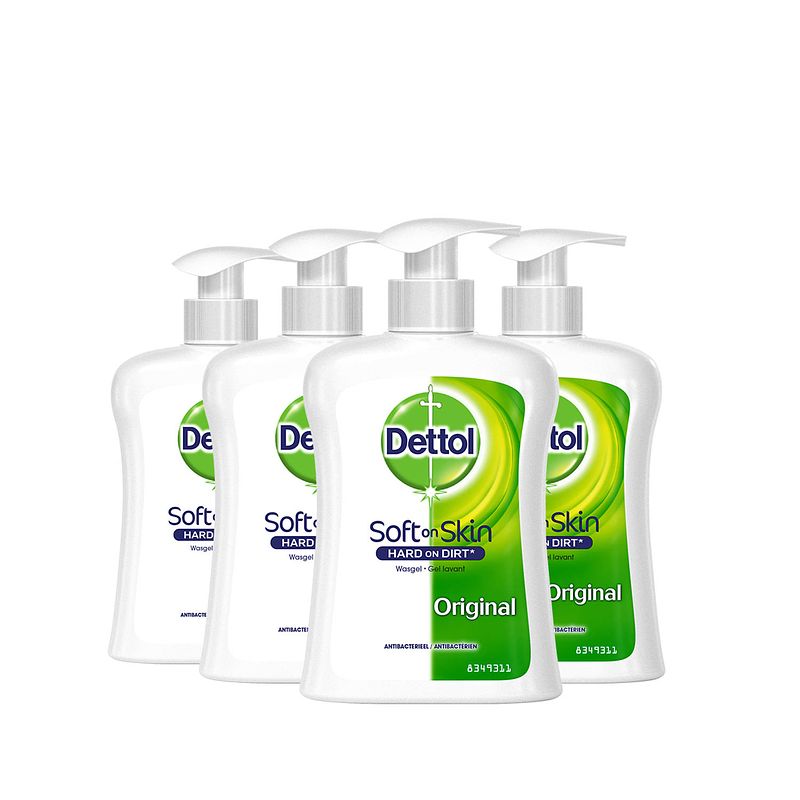 Foto van Dettol handzeep - original - 250ml x4