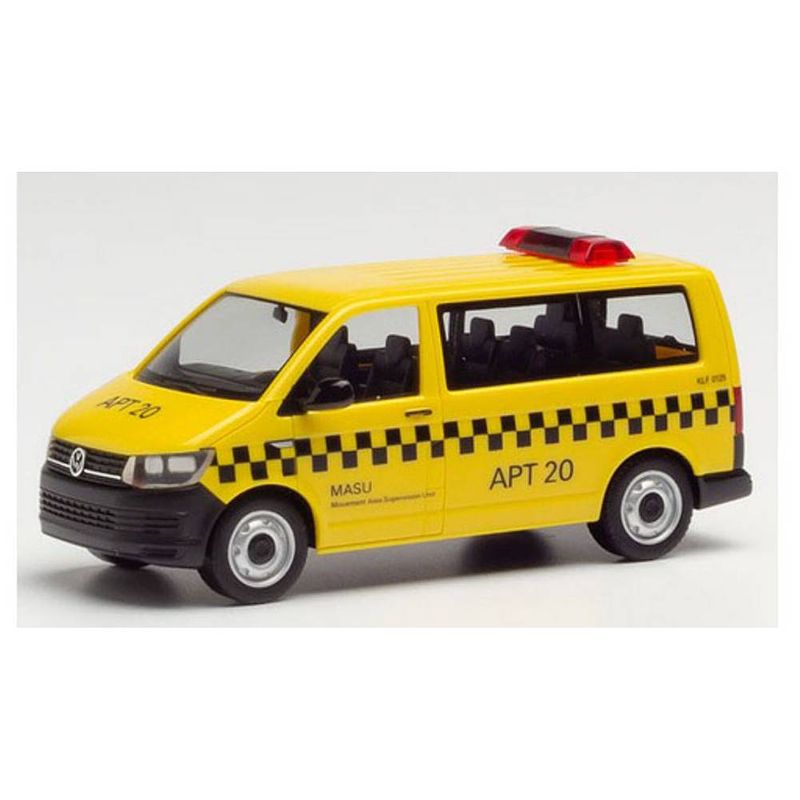 Foto van Herpa 095112 h0 volkswagen (vw) t6 bus fraport / masu apt 20