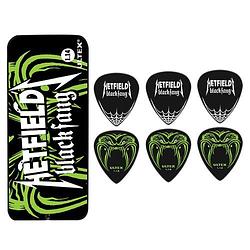 Foto van Dunlop ph112t114 hetfield black fang doosje plectrums 1.14mm