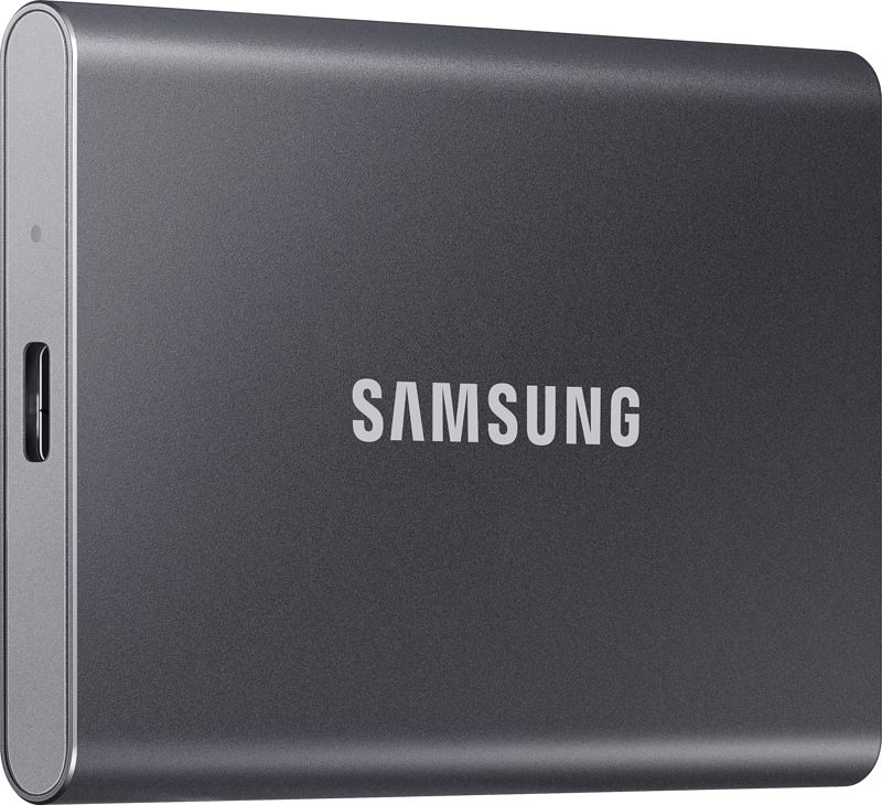 Foto van Samsung t7 portable ssd 4tb grijs