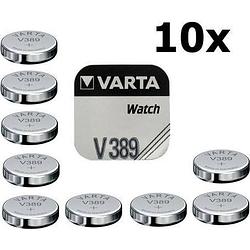 Foto van 10 stuks - varta v389 85mah 1.55v knoopcel batterij