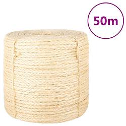 Foto van Vidaxl touw 6 mm 50 m 100% sisal