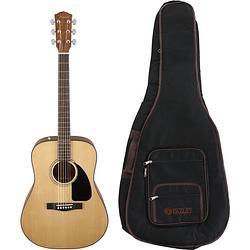 Foto van Fender cd-60 v3 natural wn dreadnought westerngitaar + gigbag