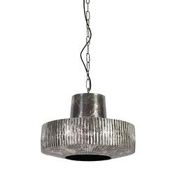 Foto van Light & living - hanglamp demsey - 40x40x31 - zwart