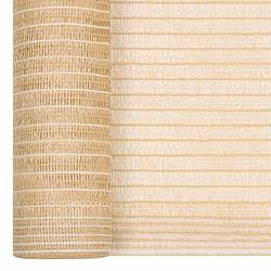 Foto van The living store privacynet hdpe - 1.5 x 25 m - beige - 195 g/m²