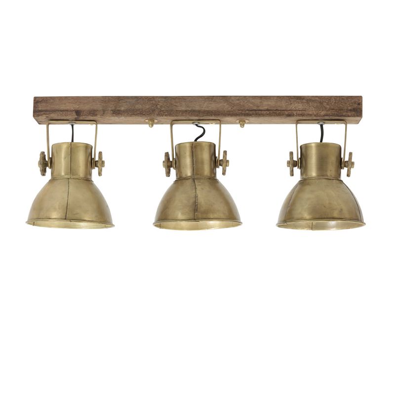 Foto van Light & living - hanglamp elay - 65x18x25 - brons