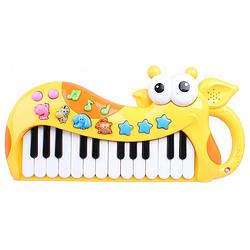Foto van Jonotoys keyboard giraf junior 36 cm geel