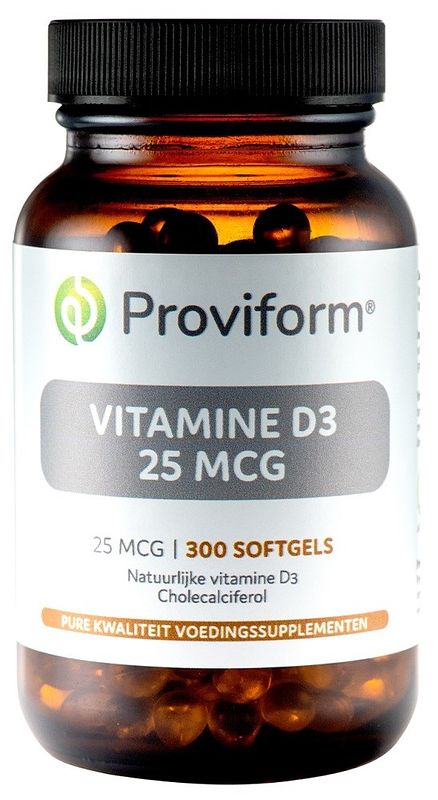 Foto van Proviform d3 25mcg softgels