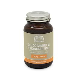 Foto van Mattisson healthstyle glucosamine chondroïtine met msm, vitamine c & d3