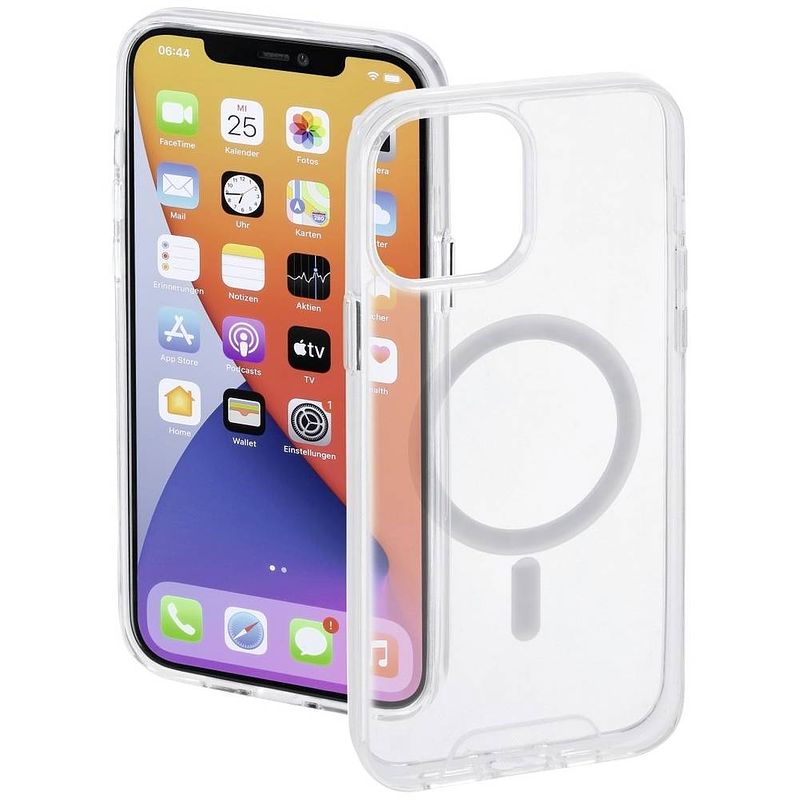 Foto van Hama magcase safety cover apple iphone 12 pro max transparant