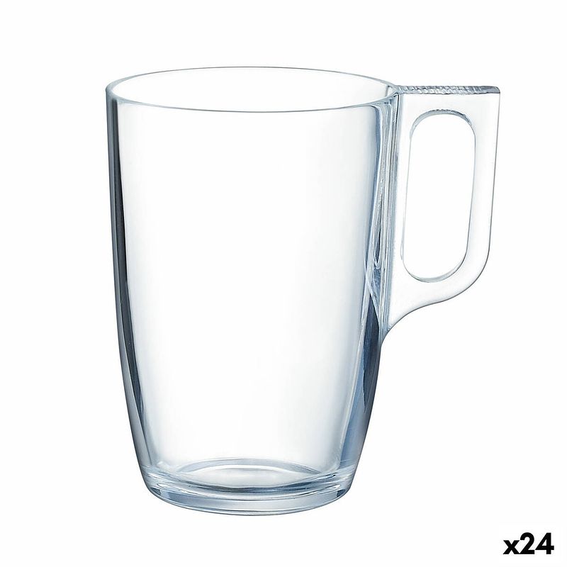 Foto van Kopp luminarc nuevo transparant ontbijt glas (400 ml) (24 stuks)