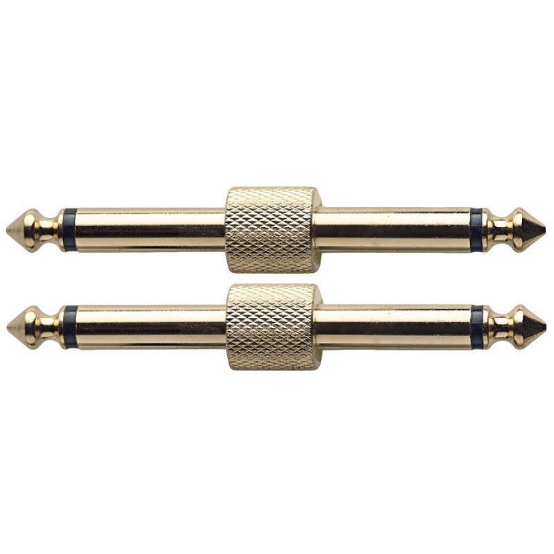 Foto van Stagg ac-pph 6.3 mm jack - 6.3 mm jack koppelstuk (2 stuks)