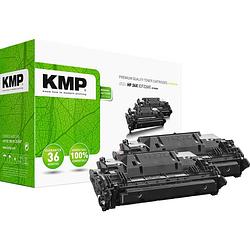 Foto van Kmp h-t245xd toner 2-pack vervangt hp hp 26x (cf226x) zwart compatibel toner set van 2