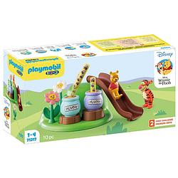 Foto van Playmobil 1.2.3 & disney 1.2.3 & disney: winnie'ss & tigger'ss bee garden