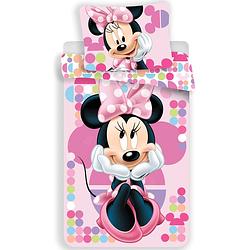 Foto van Disney minnie mouse dekbedovertrek stippen - eenpersoons - 140 x 200 cm - polyester