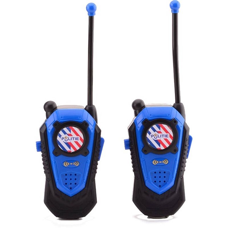 Foto van Johntoy walkie-talkie-set politie 2-delig 80 mtr