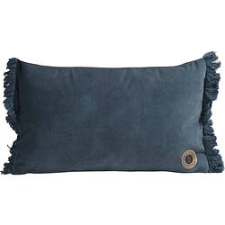 Foto van Coco maison sierkussen mila 30cm x 50cm blauw