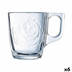 Foto van Kopp luminarc barista transparant glas (90 ml) (6 stuks)