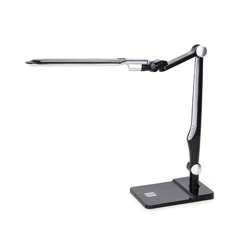 Foto van Aigostar alexander - led bureaulamp - dimbaar - opvouwbaar - 9w - instelbare kleurtemperatuur - 3300k-6000k - zwart