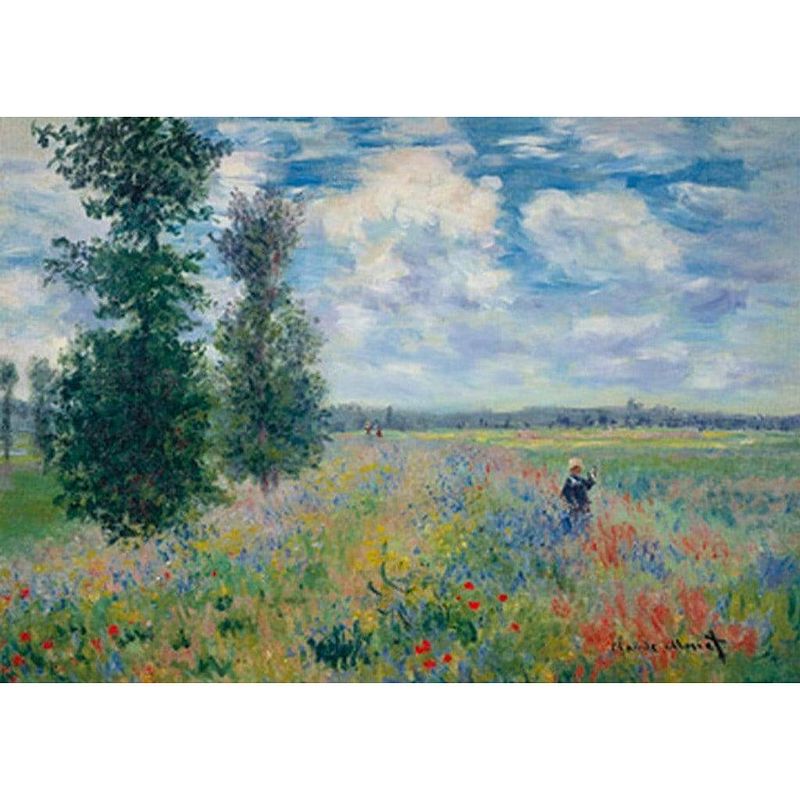 Foto van Claude monet - les coquelicots kunstdruk 29.7x21cm