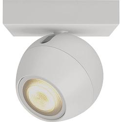 Foto van Philips lighting hue led-plafond- en wandlamp 5047131p9 buckram gu10 5 w warmwit, neutraalwit, daglichtwit