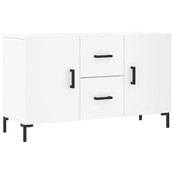 Foto van Vidaxl dressoir 100x36x60 cm bewerkt hout wit