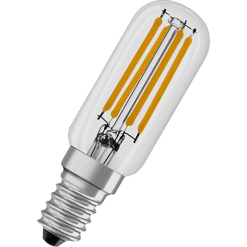 Foto van Osram 4058075432963 led-lamp energielabel e (a - g) e14 ballon 6.5 w = 55 w warmwit (ø x l) 25 mm x 80 mm 1 stuk(s)