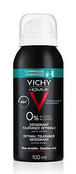 Foto van Vichy homme deodorant spray 48u compressed voor mannen