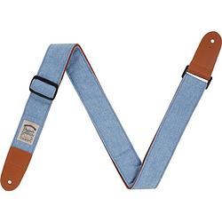 Foto van Ibanez dcs50d-lbl designer collection straps denim gitaarband light blue